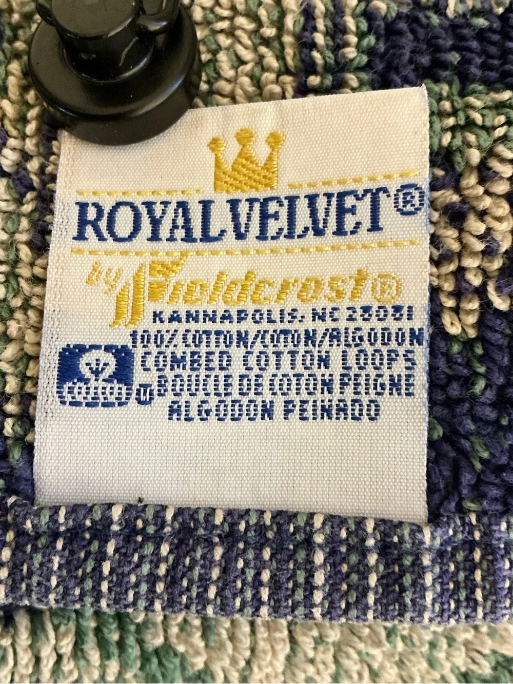 Vintage Royal Velvet Fieldcrest Bath Towel